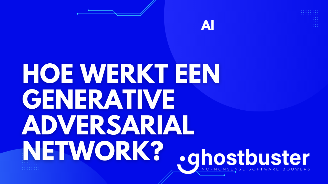 Hoe werkt een generative adversarial network (GAN)?
