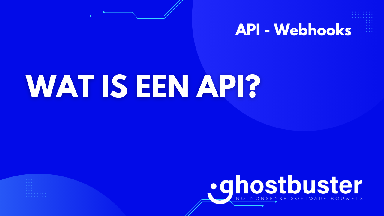 Wat is een API?