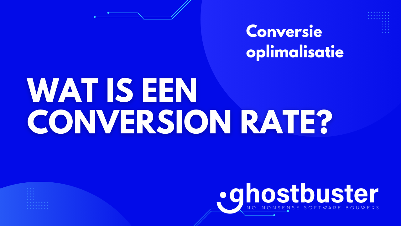 Wat is een conversion rate?