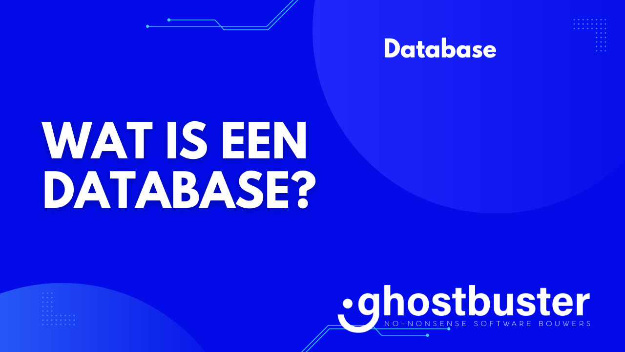 Wat is een database?