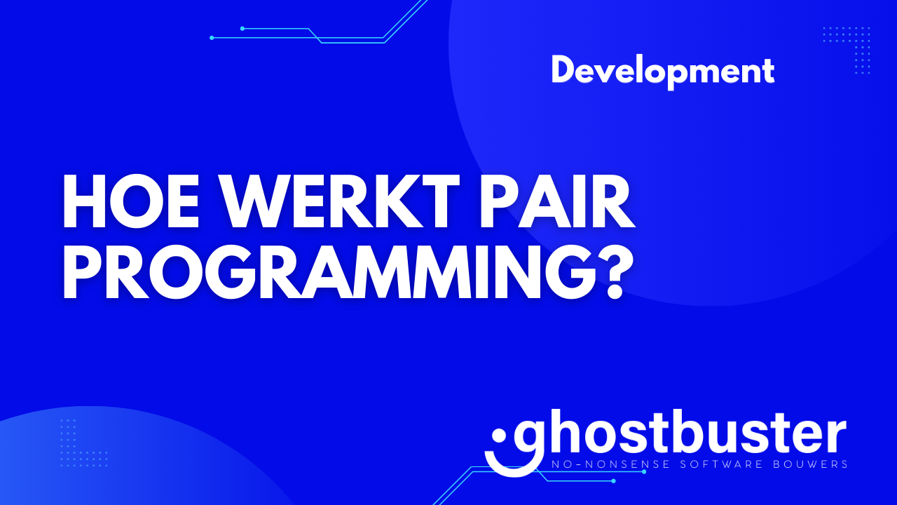Hoe werkt pair programming?
