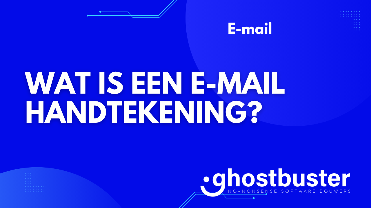 Wat is een e-mail handtekening?
