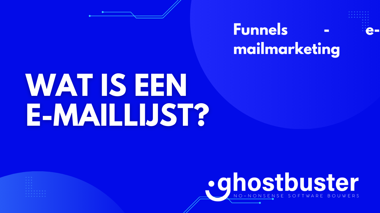 Wat is een e-maillijst?