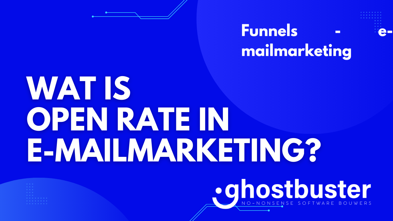 Wat is open rate in e-mailmarketing?