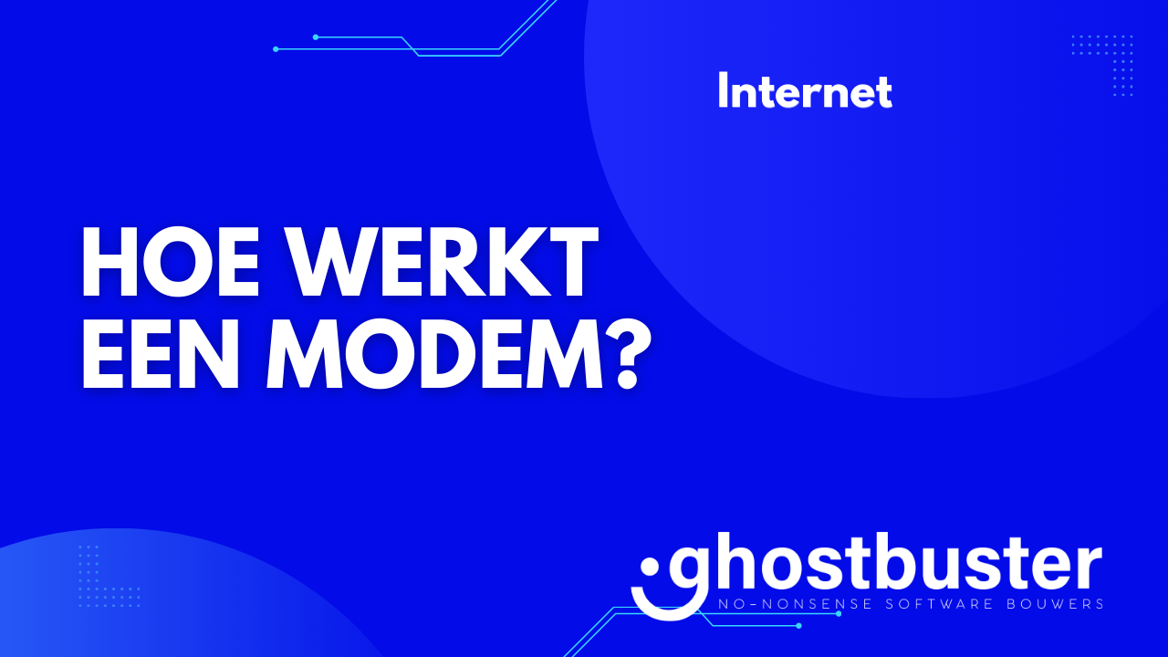 Hoe werkt een modem?