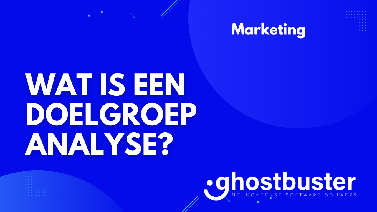 Wat is een doelgroepanalyse?