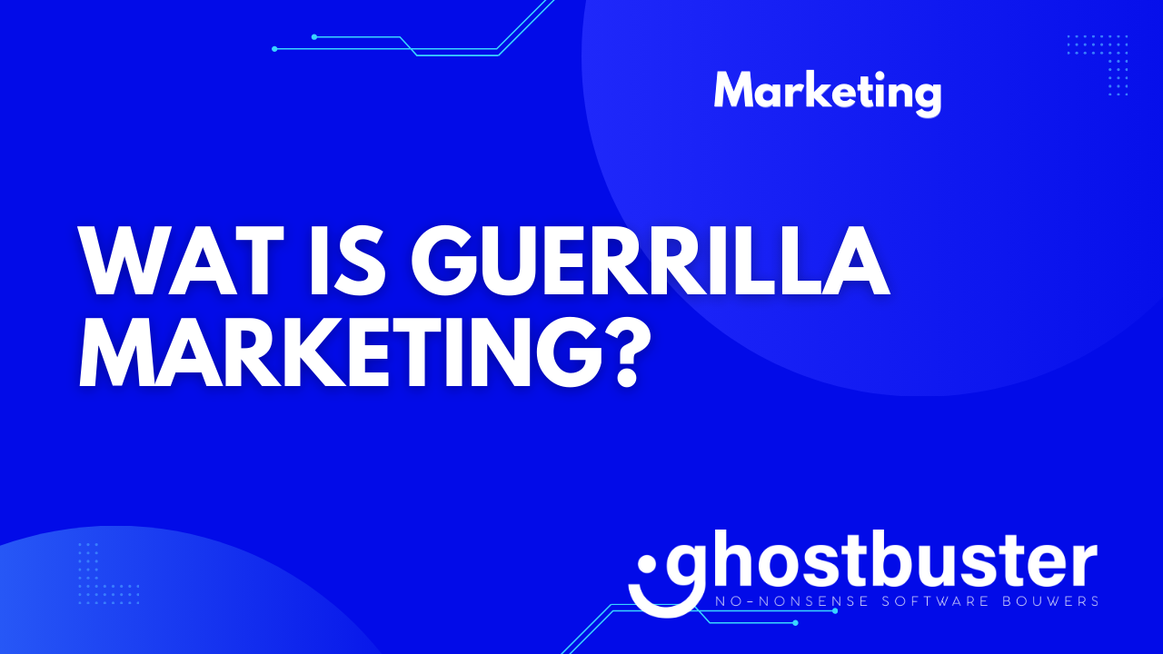 Wat is guerrillamarketing?