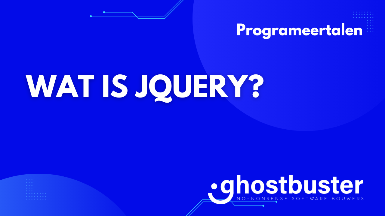 Wat is jQuery?