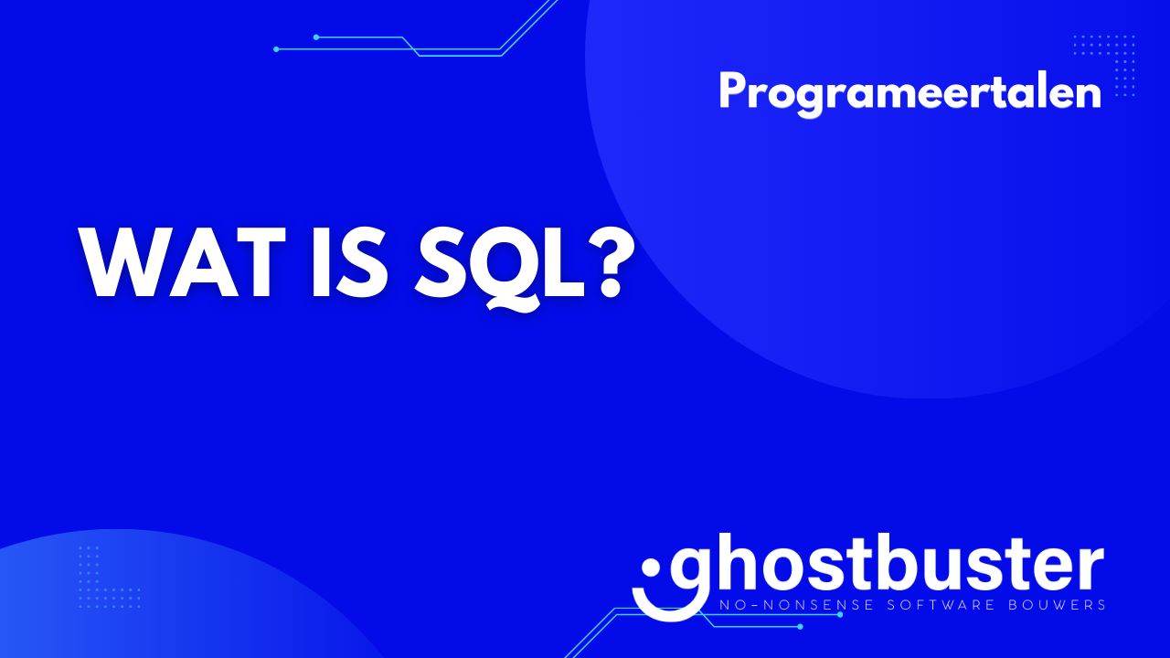Wat is SQL?