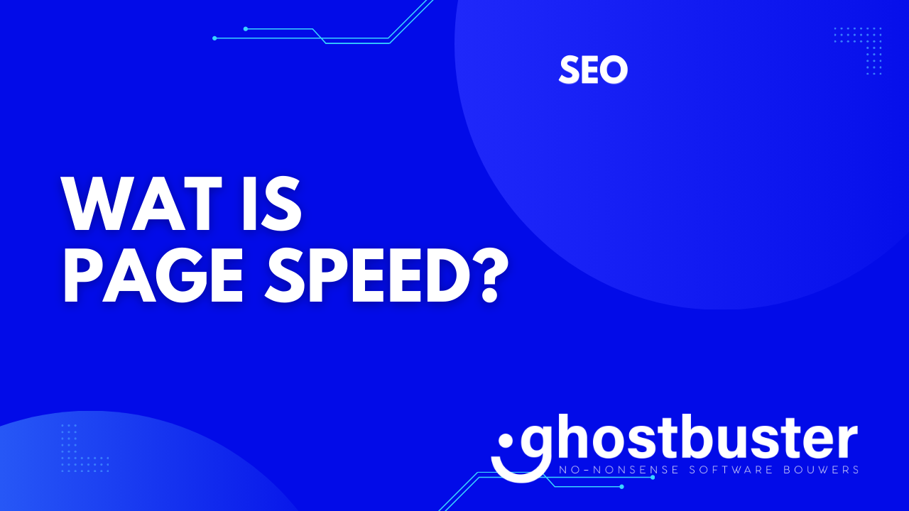 Wat is page speed?