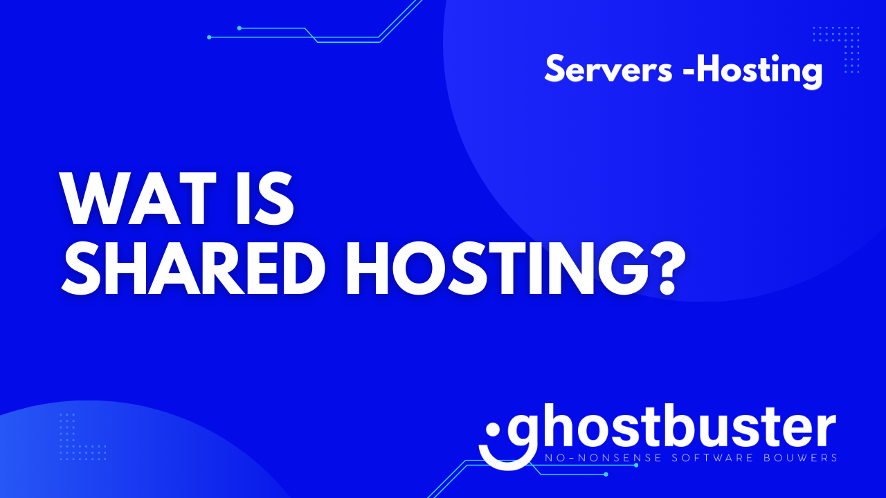 Wat is shared hosting?