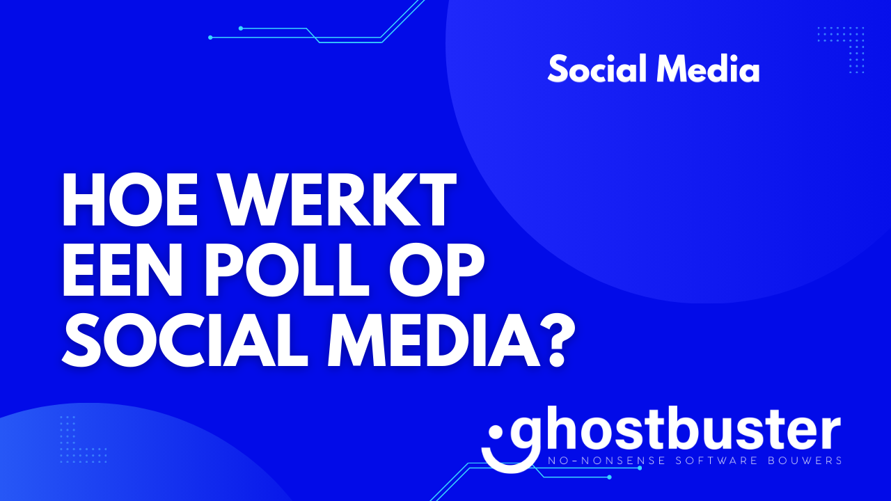 Hoe werkt een poll op social media?