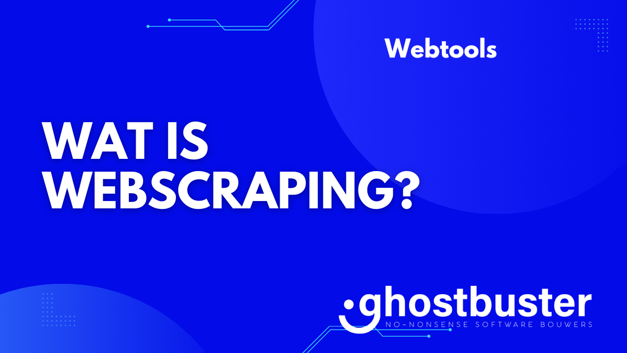 Wat is webscraping?